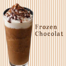 "Frozen Chocolat Latte" allows you to fully enjoy the flavor of chocolate.