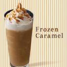 Frozen with rich flavor of caramel♪