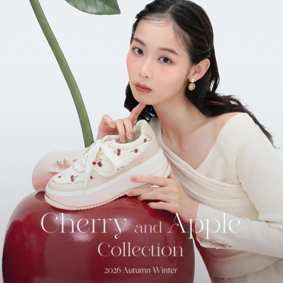 【RANDA（ランダ）】秋の装いに、さりげなく甘い彩りを。 “Cherry and Apple Collection”〈10月16日（金）発売予定〉