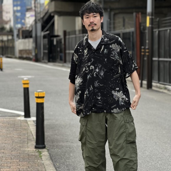 Porter Classic 落ちこぼれスパイALOHA SHIRT グリーン | monsterdog