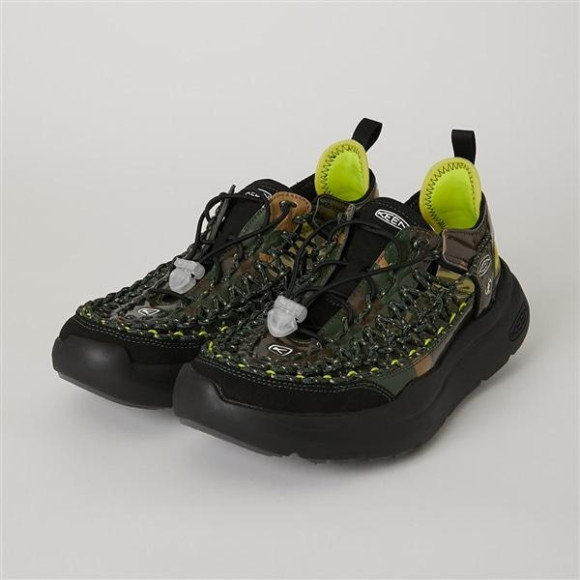 【稀少・美品】KEEN UNEEK グリーンレーベル リラクシング別注 カモフラ KEEN 2021 Spring / Summer “UNEEK” Collaboration Collection