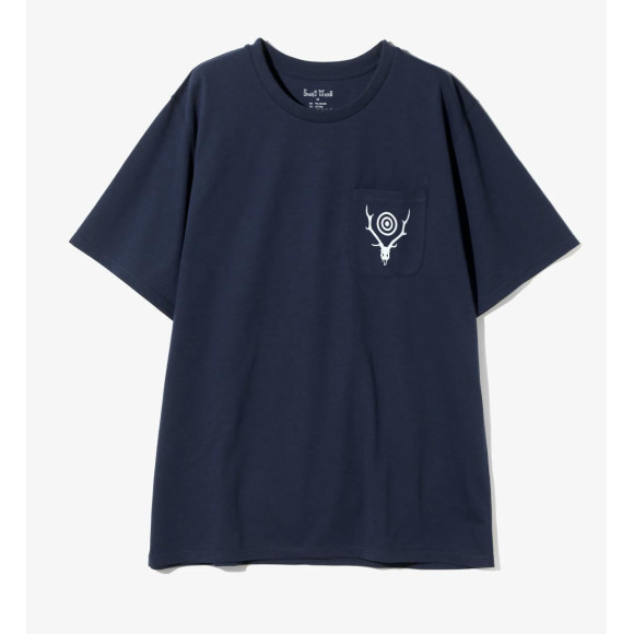 SOUTH2 WEST8/サウスツーウエストエイト/S/S ROUND POCKET TEE