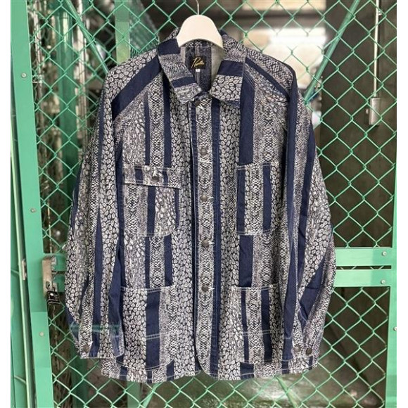 SALE NEEDLES/ニードルズ/COVERALL- 10OZ DENIM / PYTHON