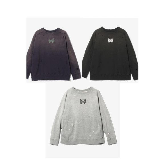 NEEDLES/ニードルズ/DECONSTRUCTED SWEAT SHIRT - COTTON FRENCH