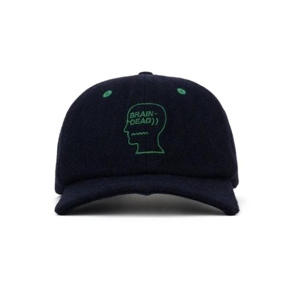 BRAIN DEAD/ブレインデッド/BATWNG LOGOHEAD FLANNEL HAT