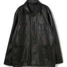 เสื้อแจ๊คเก็ต Schott/ การตีลูกบอล /LAMB LEATHER COVERALL JACKET/ ลูกแกะหนังปกไม้พาย