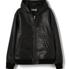 Schott/샷/LEATHER FULLZIP PARKA/레더풀집 파커