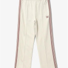 SALE Needles/ニードルズ/TRACK PANT - POLY SMOOTH-25SS- IVORY トラックパンツ　ストレート
