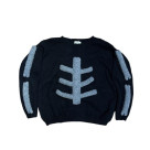 นิท MacMahon Knitting Mills / McMahon การถักไหมพรม Milnes /Crew Neck Knit-3D Bone