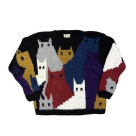 นิท MacMahon Knitting Mills / McMahon การถักไหมพรม Milnes /Crew Neck Knit-Cat Gathering