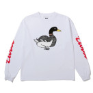 T Acy/ ปลากระเบนทะเล /TURBO DUCK L/S TEE - White รอน