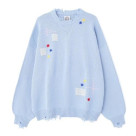 B omnivore/B Omni波特/HAND STITCH CREWNECK KNIT手紧扣环形针织衫