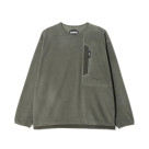 SALE MANASTASH/マナスタッシュ/GRID FLEECE CREW フリース