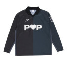 セール　POP TRADING CO/ポップトレーディングカンパニー/Striped Sportif Long Sleeve Shirt 