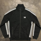 Needles×BEAVER/ニードルズ×ビーバー　別注Track Jacket - Cotton Jersey -BLACK- トラックジャケット-スウェット
