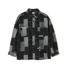 B omnivore/ビーオムニボー/PATCHWORK DENIM SHIRT デニムシャツ