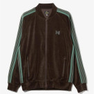 NEEDLES/ニードルズ/RIB COLLAR TRACK JACKET - C/PE VELOUR リブカラートラックジャケット　ベロア