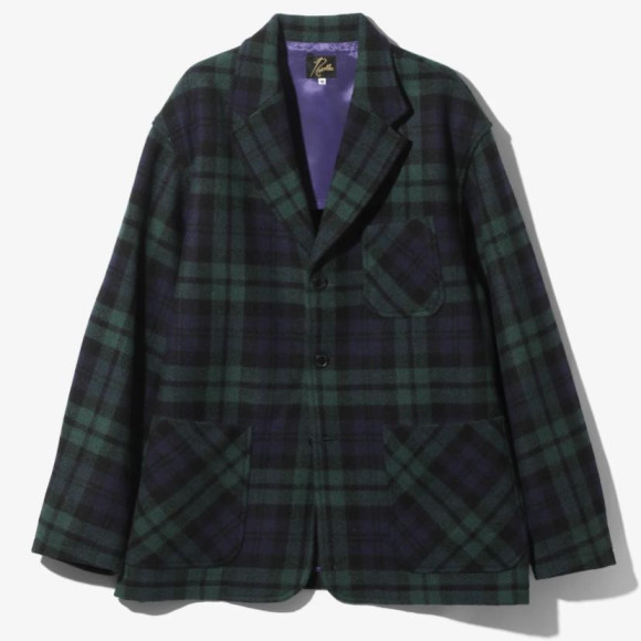 [Needles/ Needles] LOAFER JACKET - WOOL TARTAN PLAID