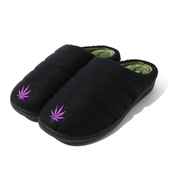 รองเท้าแตะ SUBU วาตู MANASTASH / ซุบุวาตู mana stuss HEMP EMB SANDAL กัญชาสัญลักษณ์