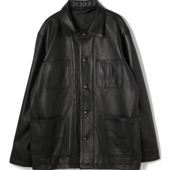 Schott/샷/LAMB LEATHER COVERALL JACKET/램 가죽 커버올 자켓