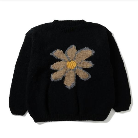 MacMahon Knitting Mills / Crew Neck Knit-Flower