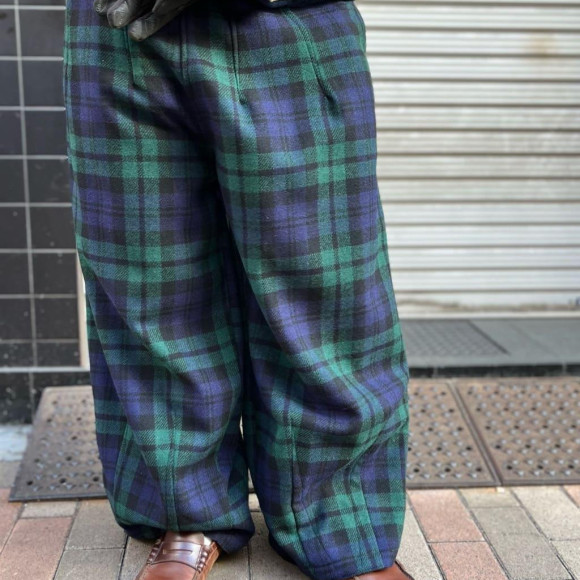 Needles/니들즈/H.D.P.Pant-Wool Tartan Plaid / Blackwatch