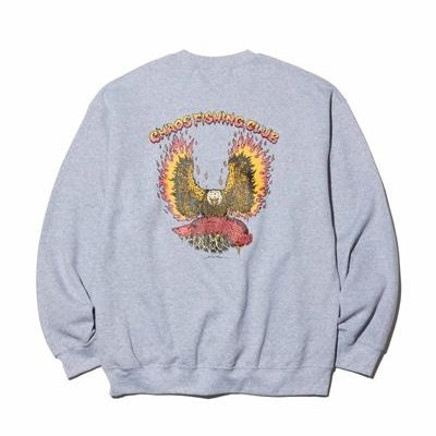 SALEおすすめ商品　Chaos Fishing Club/カオスフィッシングクラブ/EVIL FLAME CREW NECK L/S