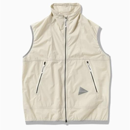 and wander/アンドワンダー/PERTEX wind vest