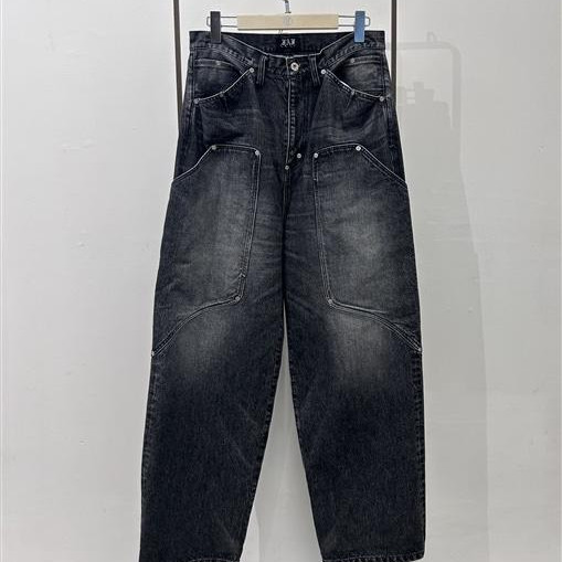 FAF/エフエーエフ(Fake As Flowers/フェイクアスフラワーズ)/NEWCOMMUNE Aged Baggy Denim