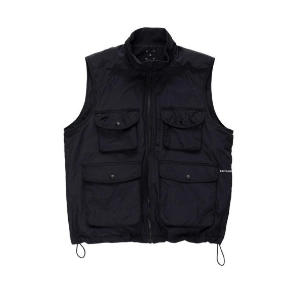 POP TRADING CO/ポップトレーディングカンパニー/Pop Reversible Safari Vest Anthracite
