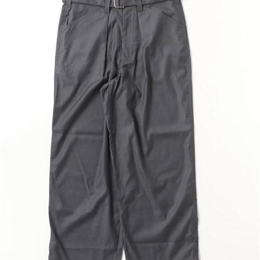 B omnivore/ビーオムニボー/TR BELT LOOSE PANTS