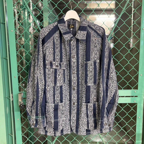 NEEDLES/ニードルズ/COVERALL- 10OZ DENIM / PYTHON JACQUARD