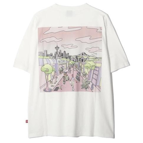 MANASTASH/マナスタッシュ/RE:CTN S/S TEE DT SEATTLE/Tシャツ