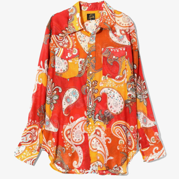 NEEDLES/ニードルズ/WESTERN SHIRT - PRINTED COTTON LAWN / FLORAL ウエスタンシャツ
