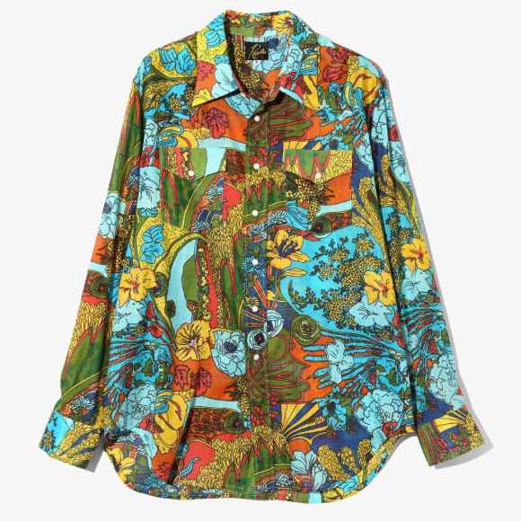 NEEDLES/ニードルズ/WESTERN SHIRT - PRINTED COTTON LAWN / FLORAL ウエスタンシャツ