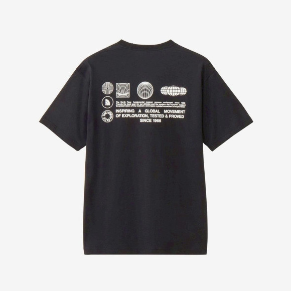 THE NORTH FACE/ザ・ノースフェイス/S/S FD Globe Grid Cotton Teeショートスリーブフラッシュドライグローブグリッドコットンティー/tシャツ