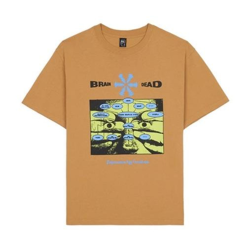 BRAIN DEAD/ブレインデッド/INFORMATION AGE OCCULTISM T-SHIRT - CUMIN/Tシャツ