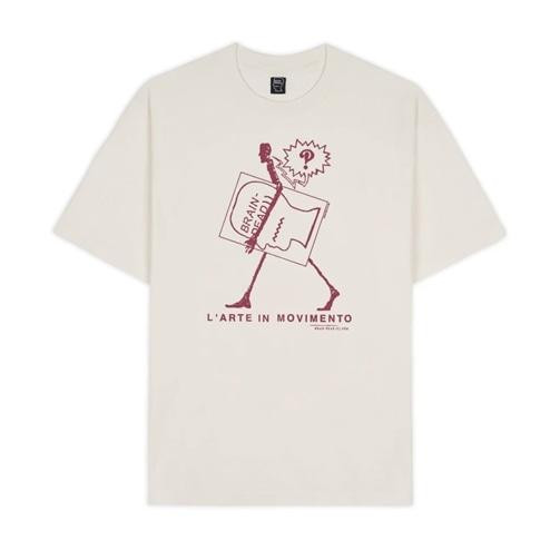 BRAIN DEAD/ブレインデッド/MOVIMENTO T-SHIRT - CREAM Tシャツ