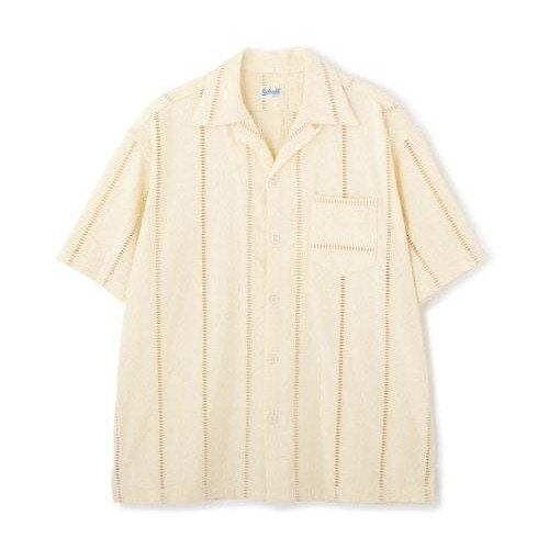 Schott/ショット/CR SHIRT 'EMBROIDERY'/コットン レーヨン 刺繍シャツ