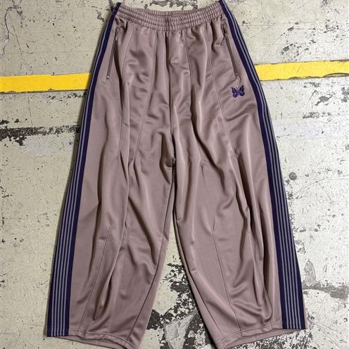 NEEDLES×BEAVER/ニードルズ×ビーバー/別注H.D. TRACK PANT - POLY SMOOTH -TAUPE-/HDパンツ/ヒザデルパンツ/トラックパンツ