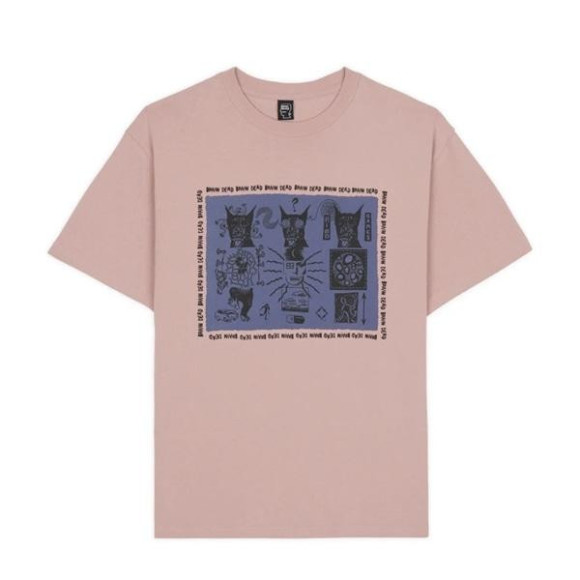 BRAIN DEAD/ブレインデッド/MIND GAMES T-SHIRT - MAUVE/Tシャツ