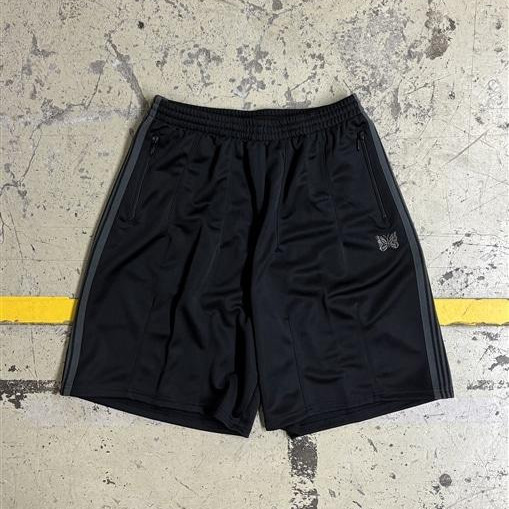NEEDLES×BEAVER/ニードルズ×ビーバー/別注H.D. TRACK SHORTS - POLY SMOOTH -BLACK-/ショーツ