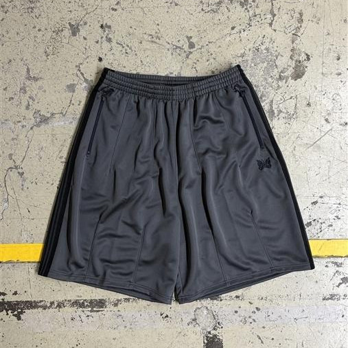 NEEDLES×BEAVER/ニードルズ×ビーバー/別注H.D. TRACK SHORTS - POLY SMOOTH -CHARCOAL-/ショーツ