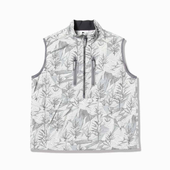 GRAMICCI × and wander brushed nylon vest/グラミチ×アンドワンダー　ブラッシュドナイロンベスト