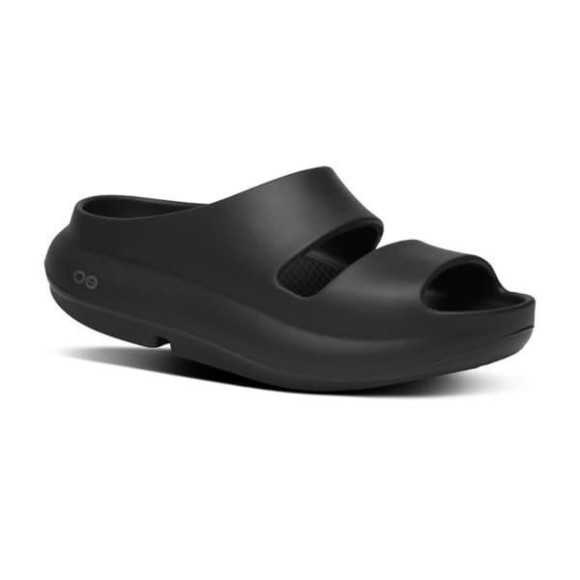 OOFOS/우포스 OOYEA 우야 리카버리 샌들 아쓰코 BLACK 블랙