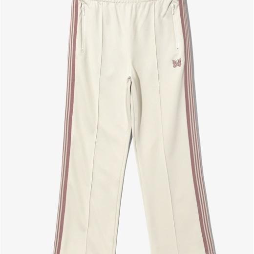 SALE Needles/ニードルズ/TRACK PANT - POLY SMOOTH-25SS- IVORY トラックパンツ　ストレート