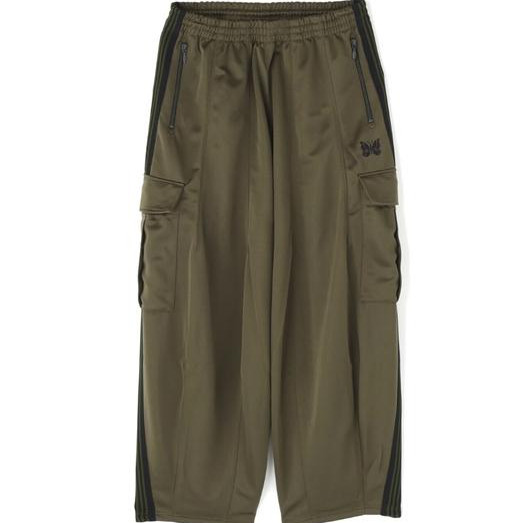 NEEDLES×BEAVER/針頭×BEAVER/別訂購H.D. Track Pant-BDU-OLIVE-Hizadel卡車褲