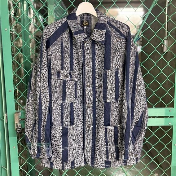 SALE NEEDLES/尼德爾斯/COVERALL-10OZ DENIM/PYTHON JACQUARD覆蓋全