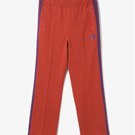 NEEDLES/針鋒/TRACK PANT-POLY SMOOTH-RED-卡車內褲