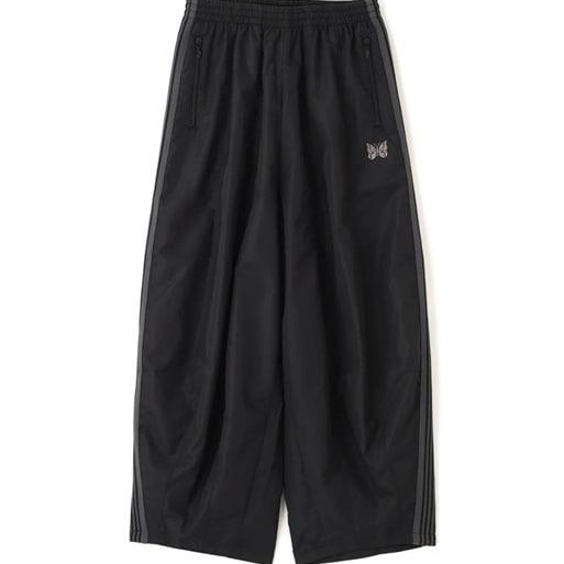 เข็ม Needles วาตู BEAVER/ H.D. วาตู BEAVER / ข้อคิดเห็น ไนลอน Track Pant - NYLON -BLACK- เข่า Dell รถบรรทุกกางเกง